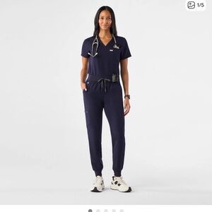 Figs Navy Scrubs Set
